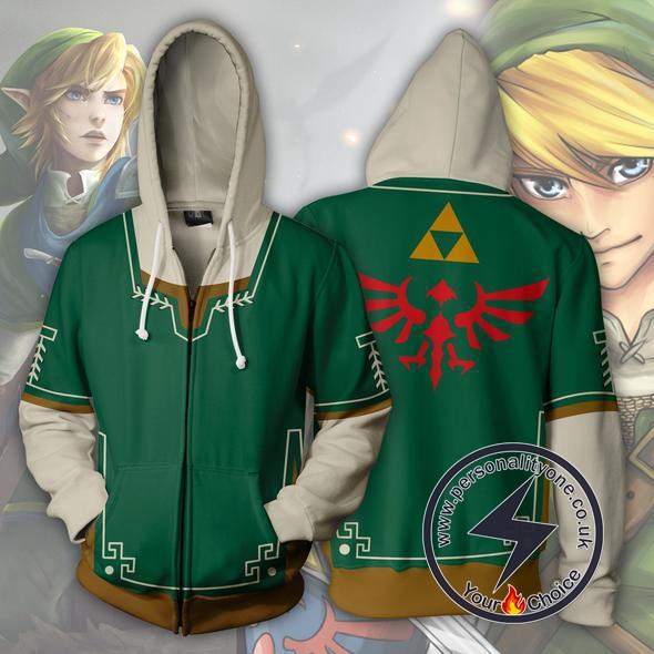 The Legend of Zelda Hoodie - Link Green Jacket